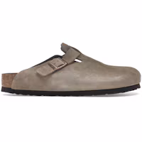 Birkenstock Boston Soft Footbed Suede Taupe