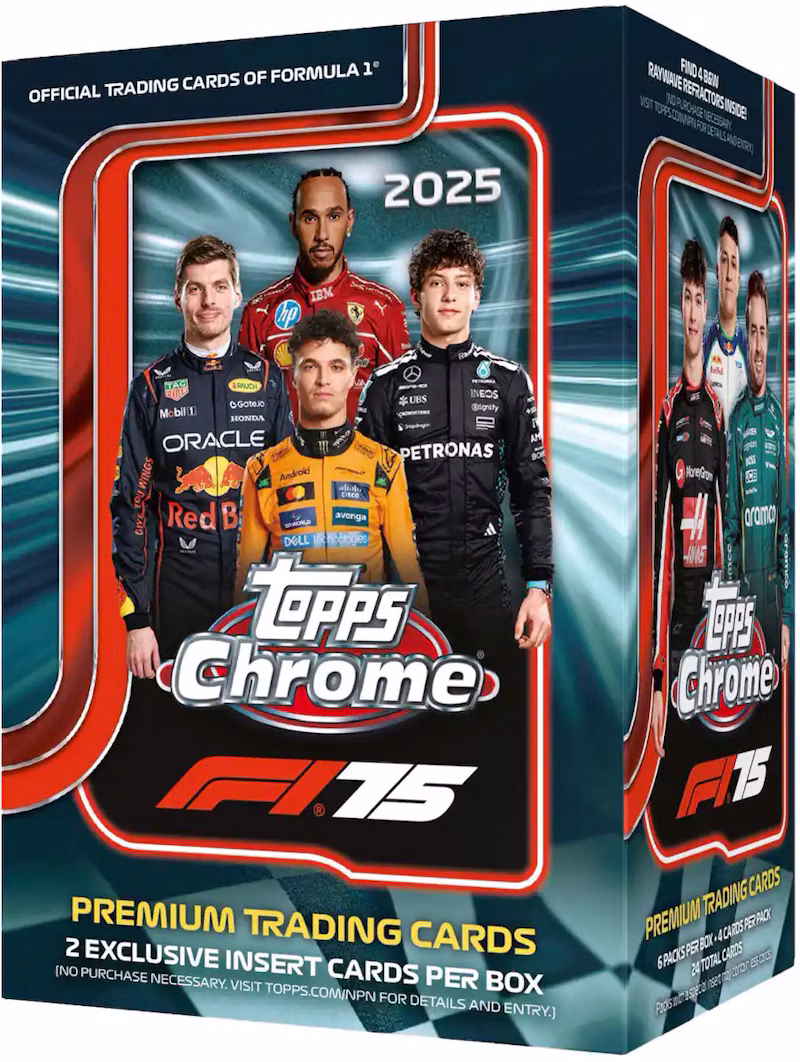 2025 Topps Chrome Formula 1 Blaster Box