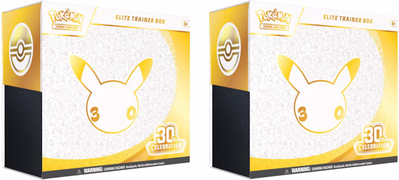 2026 Pokémon Mega Evolution 30th Celebration Elite Trainer Box 2x Lot