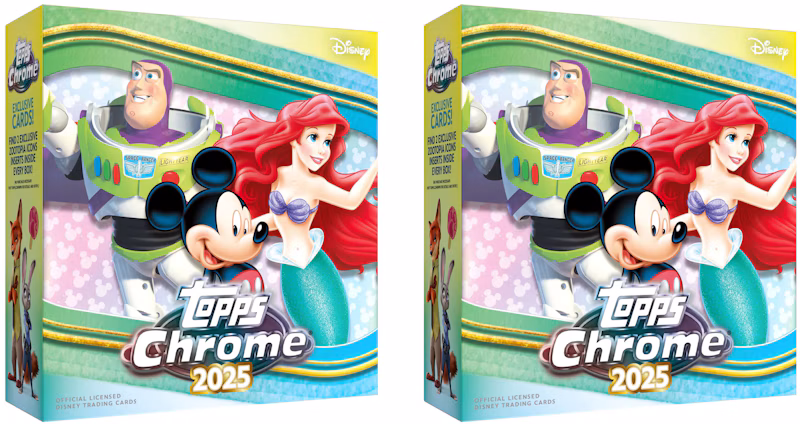 2025 Topps Chrome Disney Mega Box 2x Lot