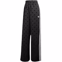 adidas Women's Satin Polka Dots Wide Leg Pant Black