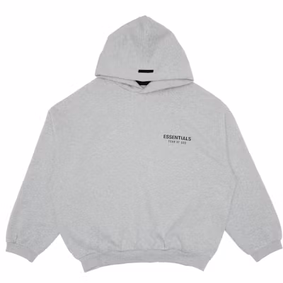 Fear of God Essentials Fleece Hoodie Light Heather Gray