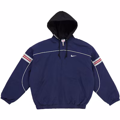 Supreme Nike Nylon Hooded Jacket Navy