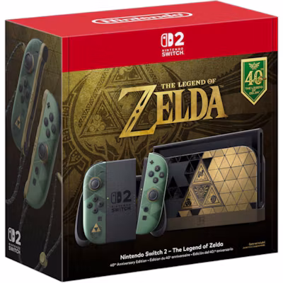 Nintendo Switch 2 - The Legend of Zelda 40th Anniversary Edition Console