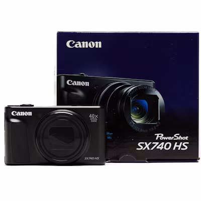 Canon PowerShot SX740 HS 20.3-Megapixel Digital Camera 2955C001 Black