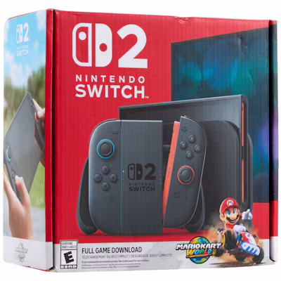 Nintendo Switch 2 MarioKart World Console Bundle 6614325 (US Plug)