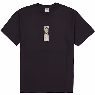 Supreme Prayer Card Box Logo Tee Black